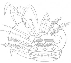 Sankranti Coloring Sheet 06