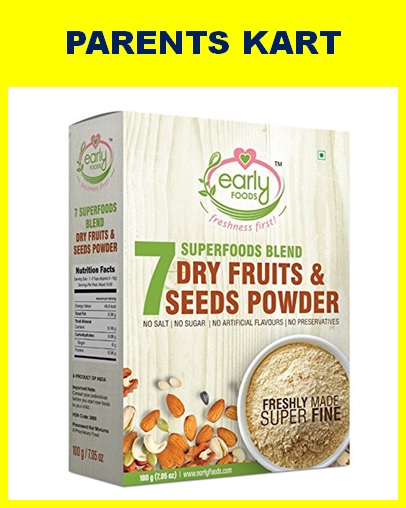 7 Indian Super Foods Dry Fruits Powder for Kids